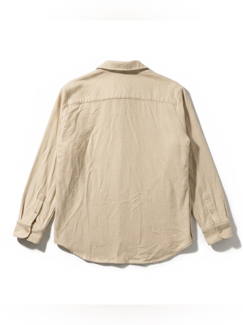 Madewell Cream Button-Front Utility Shacket - Picture 4 of 6